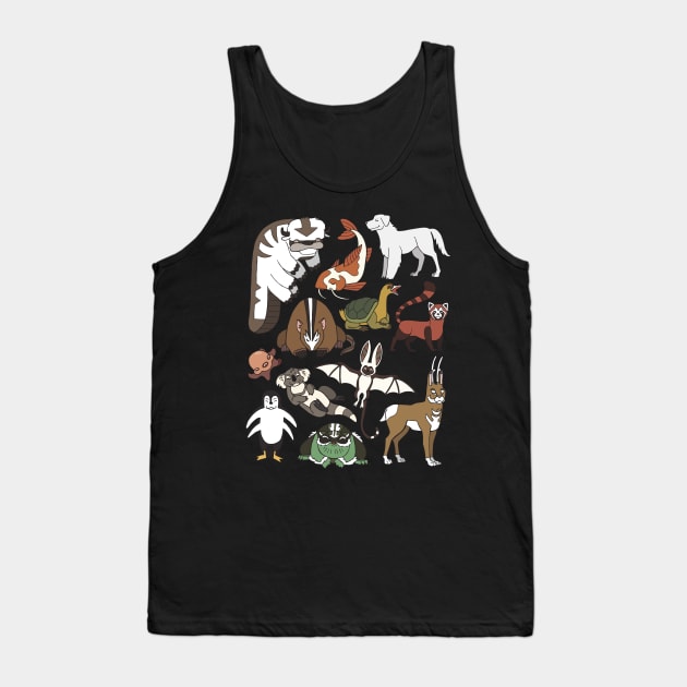 Avatar Menagerie Tank Top by Soft Biology